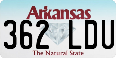 AR license plate 362LDU