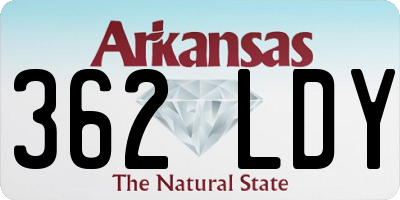 AR license plate 362LDY