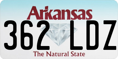 AR license plate 362LDZ