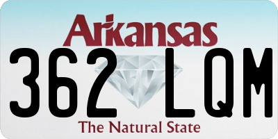 AR license plate 362LQM