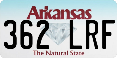 AR license plate 362LRF