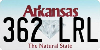 AR license plate 362LRL
