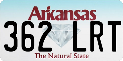 AR license plate 362LRT