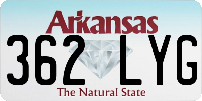 AR license plate 362LYG