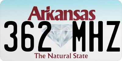 AR license plate 362MHZ