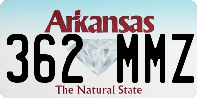 AR license plate 362MMZ
