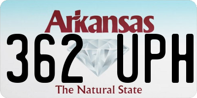 AR license plate 362UPH