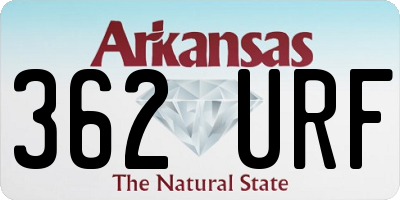 AR license plate 362URF