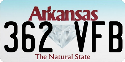 AR license plate 362VFB