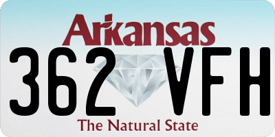 AR license plate 362VFH