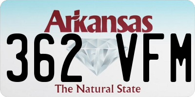AR license plate 362VFM