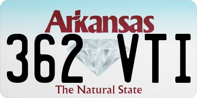 AR license plate 362VTI