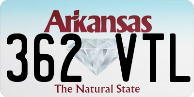 AR license plate 362VTL