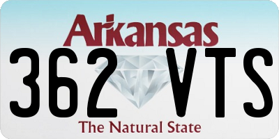 AR license plate 362VTS