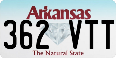 AR license plate 362VTT