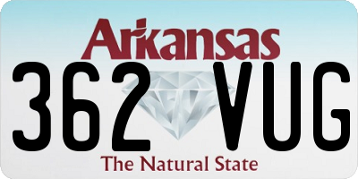 AR license plate 362VUG