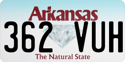 AR license plate 362VUH