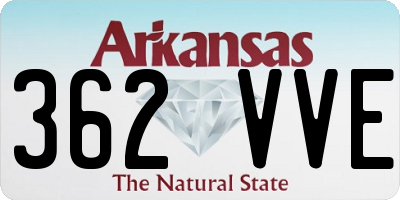 AR license plate 362VVE