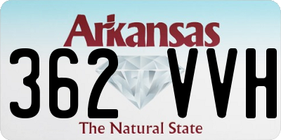AR license plate 362VVH