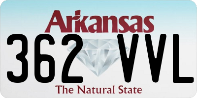 AR license plate 362VVL