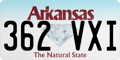 AR license plate 362VXI