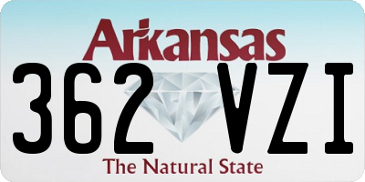AR license plate 362VZI