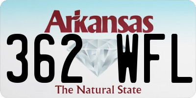 AR license plate 362WFL