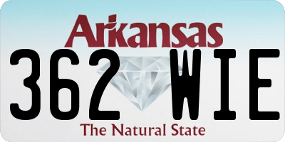 AR license plate 362WIE