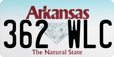 AR license plate 362WLC