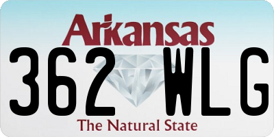 AR license plate 362WLG