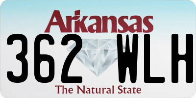 AR license plate 362WLH