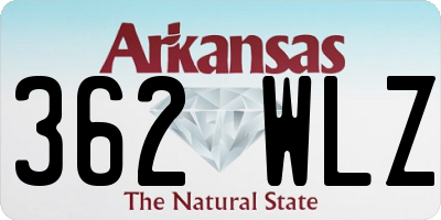 AR license plate 362WLZ