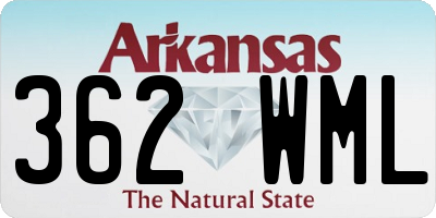 AR license plate 362WML