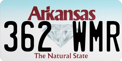 AR license plate 362WMR