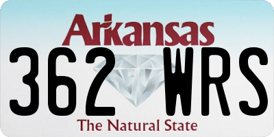 AR license plate 362WRS