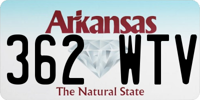 AR license plate 362WTV