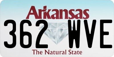 AR license plate 362WVE