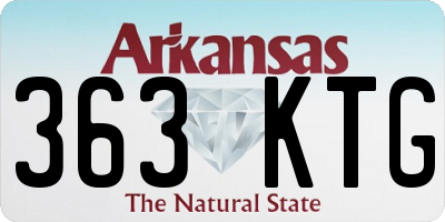 AR license plate 363KTG