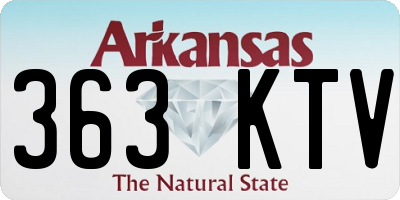 AR license plate 363KTV