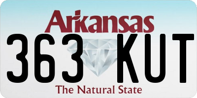 AR license plate 363KUT