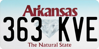 AR license plate 363KVE