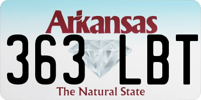 AR license plate 363LBT