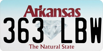 AR license plate 363LBW