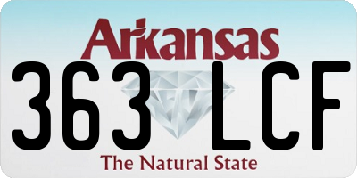 AR license plate 363LCF
