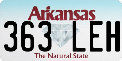 AR license plate 363LEH