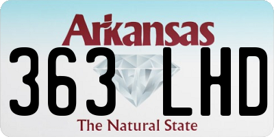 AR license plate 363LHD