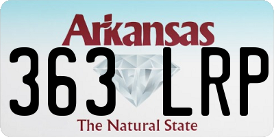 AR license plate 363LRP