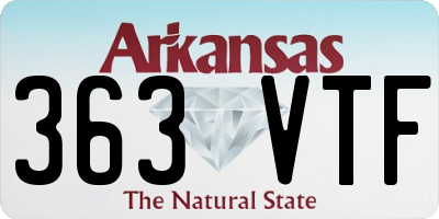 AR license plate 363VTF