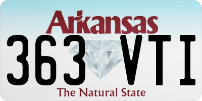 AR license plate 363VTI