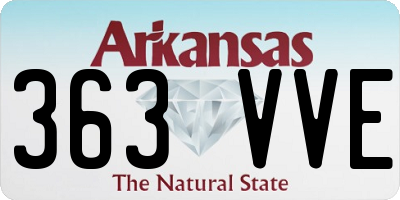 AR license plate 363VVE